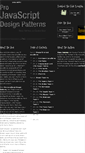 Mobile Screenshot of jsdesignpatterns.com